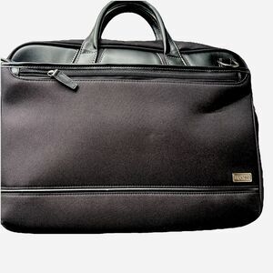 Ace Aramis Men Black Nylon Laptop Business Bag Top Handle  NEW No Shoulder Strap